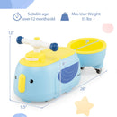 Dual-Function Ride-On Car for Toddlers with Removable Trailer