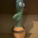 Interactive Light-Up Plush Cactus Toy with Music and Motion for Kids 3-11