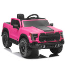 Pink 12V Remote Control Ride-On Car for Kids Ages 3-6 with 4-Wheel Shock Absorption