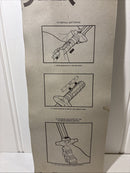 1990s Vintage 4-Color Illuminated Power Sword Battery-Powered Toy