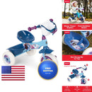 Huffy Frozen 2 Princess Tricycle for Girls Ages 3+, Featuring Anna, Elsa, and Olaf