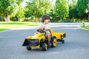 6V Construction Tractor Ride-On with Trailer and Functional Loader