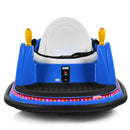 360° Spinning Ride-On Bumper Car for Kids with Remote Control - Navy