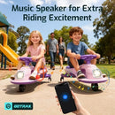Gotrax Purple Electric Wiggle Car for Children Aged 3-8 with 12V Battery Life of 120 Minutes