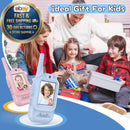 Rechargeable Two-Way Video Walkie Talkies for Kids - 2 Pack in Pink and Blue