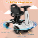 Kids 6V Electric Drift Car Go Kart with 360° Spin in Red