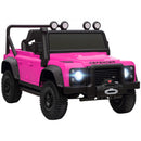 Pink Licensed Land Rover Off-Road Electric Ride-On Car for Kids