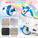 12V Ride-On Unicorn Toy for Kids with Training Wheels, Music, and One-Button Start