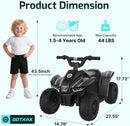 Gotrax Toddler Ride-On Vehicle, 12V Battery, 80 Minutes of Fun, Speed Up to 1.5MPH