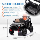 24V Electric Kids Jeep Ride-On Toy with Remote Control, LED Lights, and MP3 Player