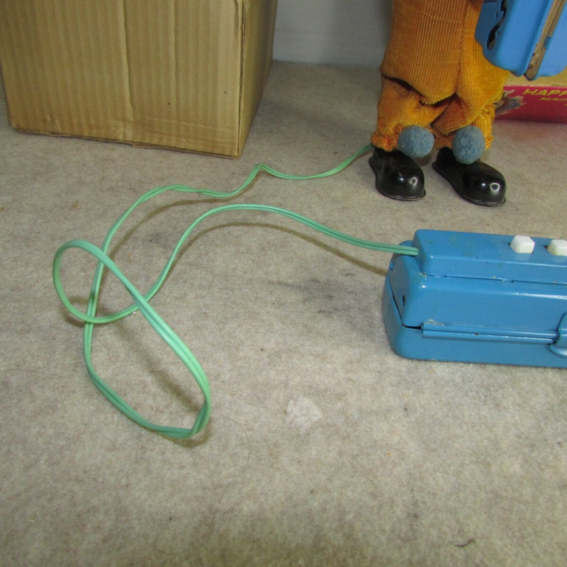 Battery Operated Magic Face Clown Toy with Happy and Sad Expressions in Original Box from Japan