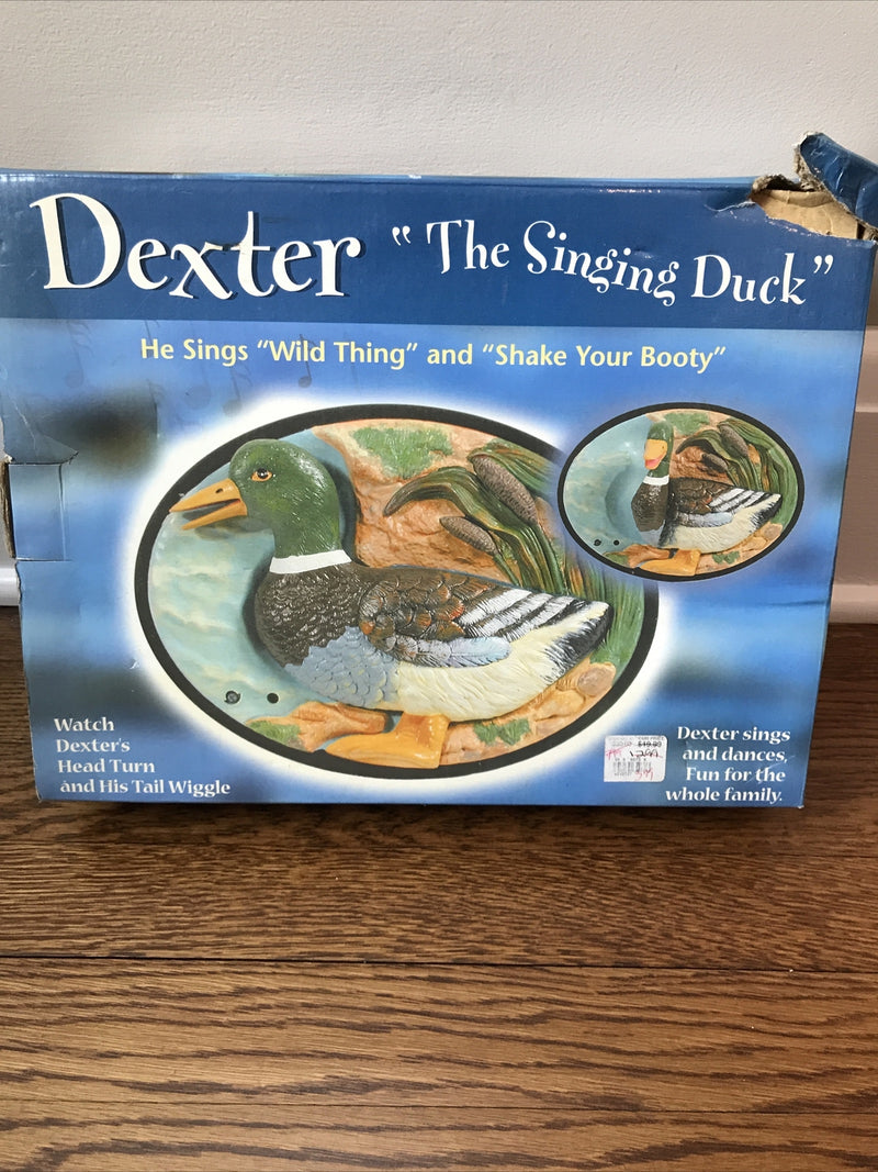 Wooden Singing Duck Collectible Toy with Sound Feature