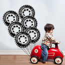 30-Inch Racing Wheel Balloons for Car-Themed Celebrations