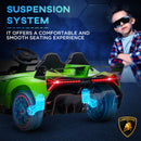 Licensed Lamborghini Veneno Kids Ride-On Car with Bluetooth - Green