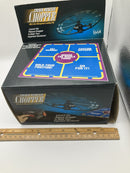 Vintage 1993 Waco Crisis Rescue Helicopter Toy with Decision Maker Landing Pad, New and Sealed