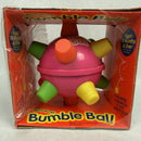 Vintage 1992 ERTL MOTORIZED BUMBLE BALLl Bouncing Toy, Pink