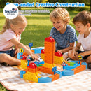 Toddler-Friendly Electric Train and Car Track Set for Kids Aged 3 to 8