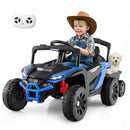 Kids Electric UTV Car with Removable Trailer - 12V Battery - Blue