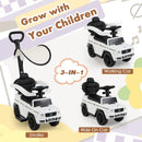 HONEY JOY Mercedes Benz Push Toy Car for Toddlers with Stroller Handle