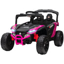 12V Pink Remote-Controlled Kids UTV Truck