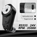 Powerful 24V Motor Gearbox Pair for Electric Ride-On Vehicles - Simple Installation