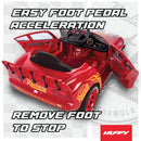 Huffy 6V Disney Pixar Lightning McQueen Electric Ride-On for Kids 3-7 Years Red