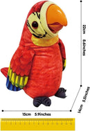 Chatty Plush Macaw - Your Fun Companion for Language Learning