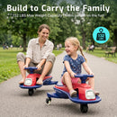 Gotrax Kids Electric Wiggle Car 3-8 Years, 12V Battery, 120-Minute Ride with Bluetooth