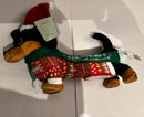 Gemmy Holiday Singing Dachshund Animated Plush Toy