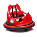 12V Electric Bumper Ride-On Car for Kids 2WD with RC 360 Spin, Bluetooth, LED Lights, and Safety Belt for Ages 1.5-5 Years