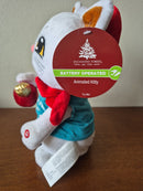 GEMMY SINGING CAT PLUSH TOY "OH CHRISTMAS TREE, YOUR ORNAMENTS ARE NO MORE"