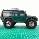 MORLORDY 1.3" Silver Beadlock Wheel and Tire Kit for SCX24 Ascent-18 TRX4M