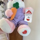 Retro 90's Plush Pink Easter Bunny with Carrot, Musical and Animated, Featuring 3 Songs