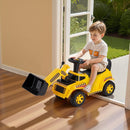 Fun Musical Excavator Ride-On Toy with Storage for Toddlers Aged 19-36 Months