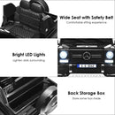 12V Mercedes-Benz Licensed Black Kids Ride-On Car with Trunk and Remote Control
