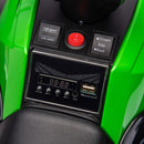 Kids Electric Quad Bike with Music for Ages 3-5 - Green