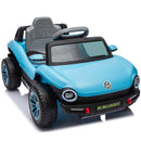 12V Volkswagen Beetle Electric Ride-On Car for Kids - Blue, Speeds Up to 2.5MPH