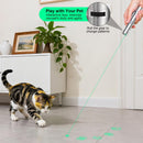 Waputne Rechargeable Cat Toy with Green Light, 3 Dynamic Modes, and 5 Engaging Patterns