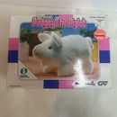 VTG 1986 Pudgey the  Piglet Battery Operated Plush Walking Pig Toy  New Open Box