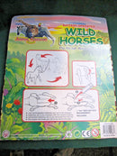 1999 Wild Horses Animal Kingdom Series Flip the Tail Horse in Box
