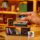 MGA Miniverse Realistic Music Record Player Miniature Collectibles, Multicolored