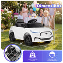 Ford Mach E Electric Ride-On Car with Parental Control, LED Lights, Horn, and Music