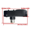 12V 24V Steering Motor Gearbox for Children's Power Wheels Ride-On Toy