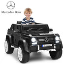 12V Mercedes-Benz Licensed Black Kids Ride-On Car with Trunk and Remote Control