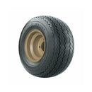 GTW 8-Inch Golf Cart Wheel and Tire Set with Stone Steel Design