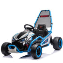 24V 400W Children's Electric Drift Go-Kart with Roll Cage, Safety Harness, and Bluetooth