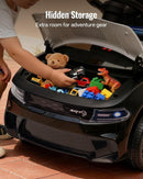 Dodge Police Electric Ride-On Car for Toddlers 1-3 with Lights and Horn