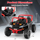 12V Children's Ride-On Truck with Parental Control, Three Speed Settings, and Forward/Reverse Capability