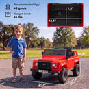 12V Official Land Rover Defender Electric Vehicle for Kids Ages 3 and Up - Red