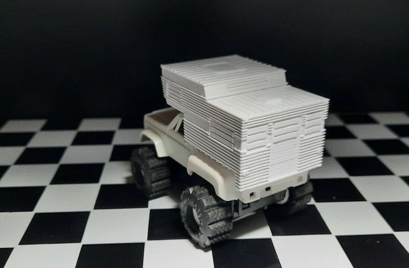 Workhorse II Custom 3D Printed Camper for Schaper Stomper 4x4 Truck